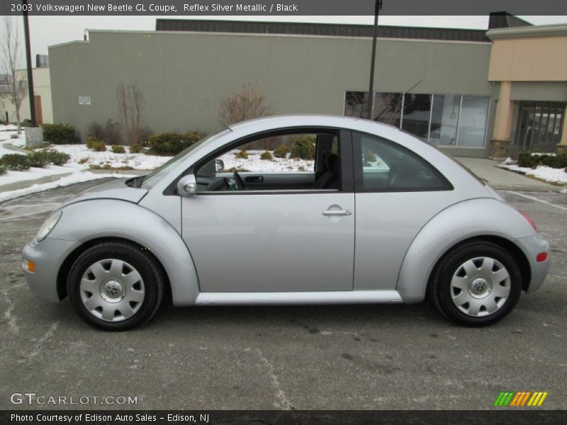 Reflex Silver Metallic / Black 2003 Volkswagen New Beetle GL Coupe