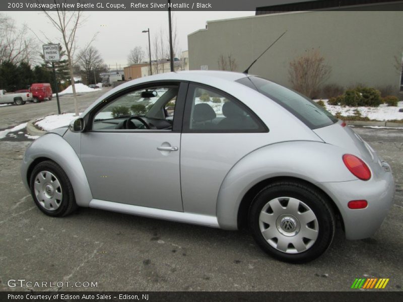 Reflex Silver Metallic / Black 2003 Volkswagen New Beetle GL Coupe