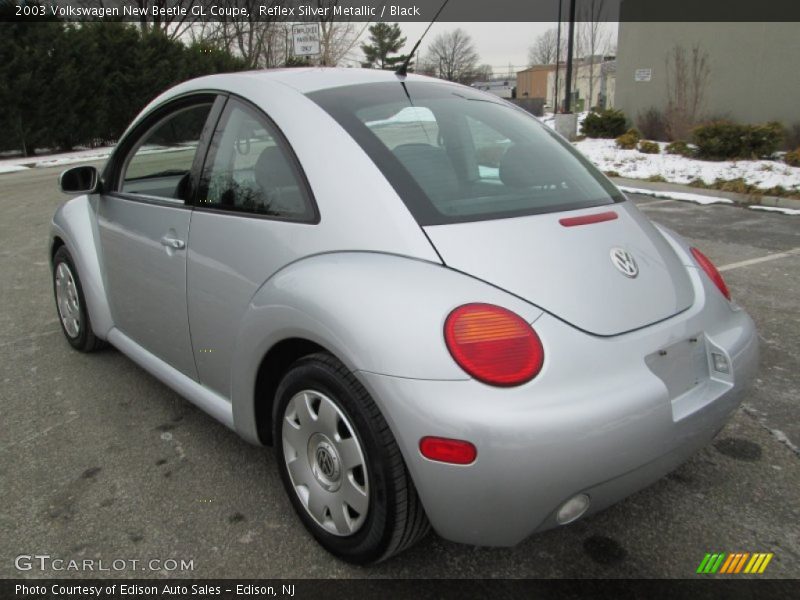 Reflex Silver Metallic / Black 2003 Volkswagen New Beetle GL Coupe