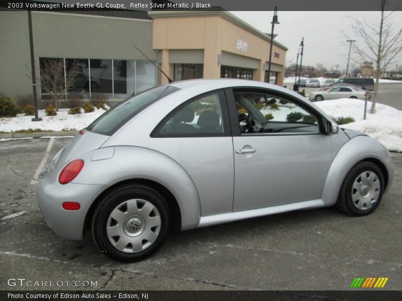 Reflex Silver Metallic / Black 2003 Volkswagen New Beetle GL Coupe