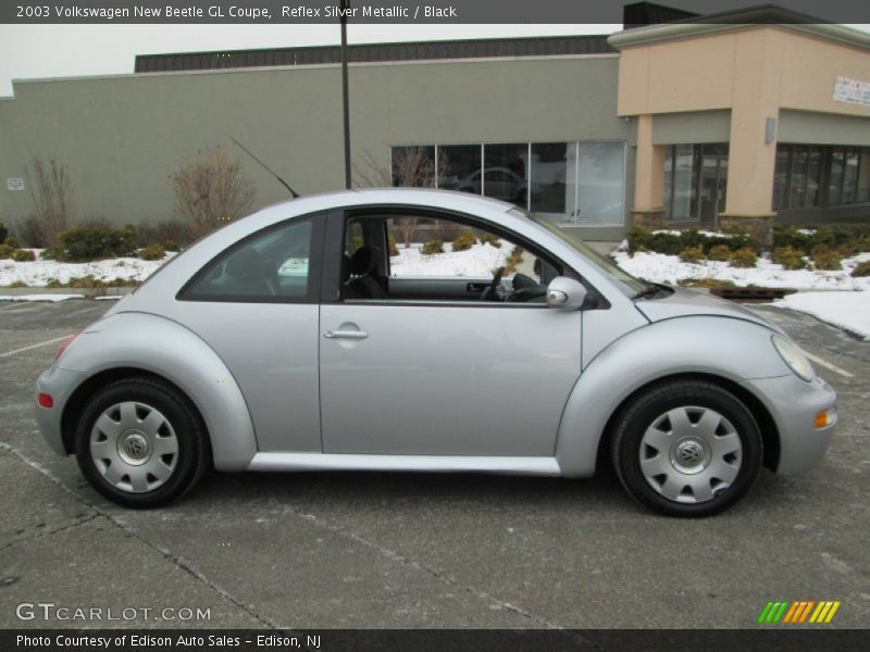 Reflex Silver Metallic / Black 2003 Volkswagen New Beetle GL Coupe
