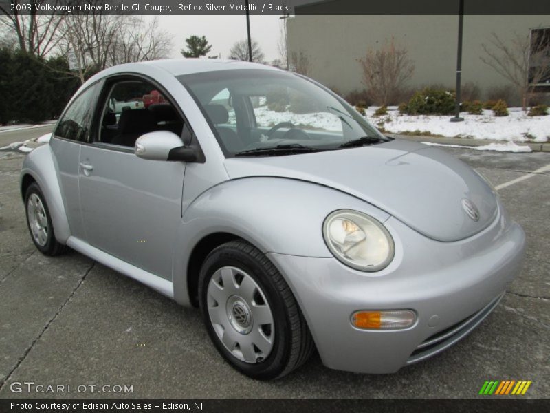 Reflex Silver Metallic / Black 2003 Volkswagen New Beetle GL Coupe