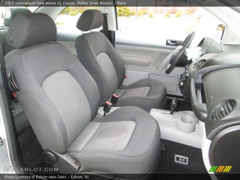 Reflex Silver Metallic / Black 2003 Volkswagen New Beetle GL Coupe