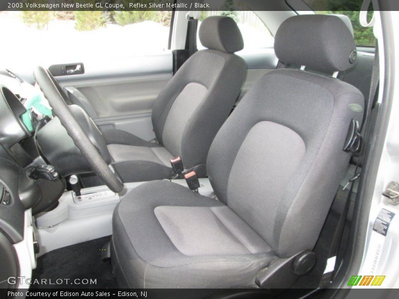 Reflex Silver Metallic / Black 2003 Volkswagen New Beetle GL Coupe