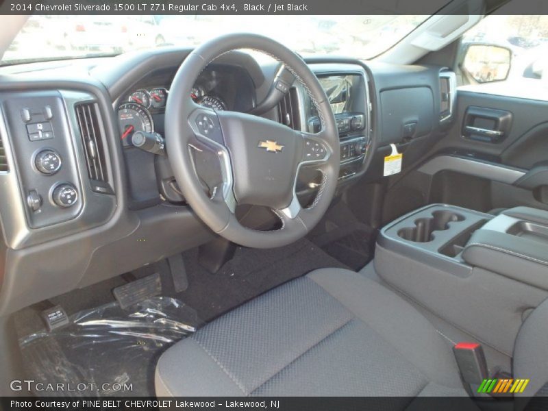 Jet Black Interior - 2014 Silverado 1500 LT Z71 Regular Cab 4x4 