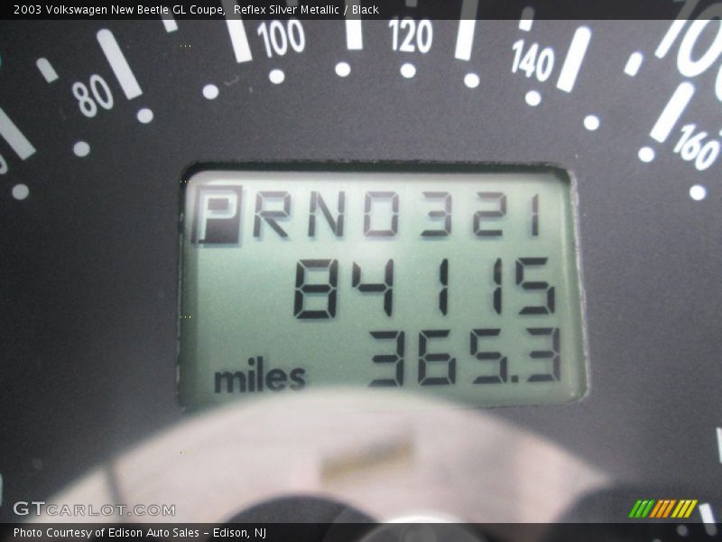 Reflex Silver Metallic / Black 2003 Volkswagen New Beetle GL Coupe