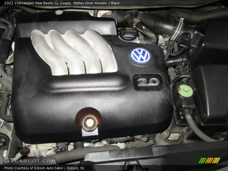 Reflex Silver Metallic / Black 2003 Volkswagen New Beetle GL Coupe