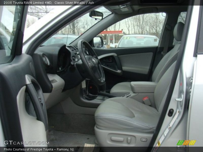 Classic Silver Metallic / Ash 2008 Toyota RAV4 Limited 4WD