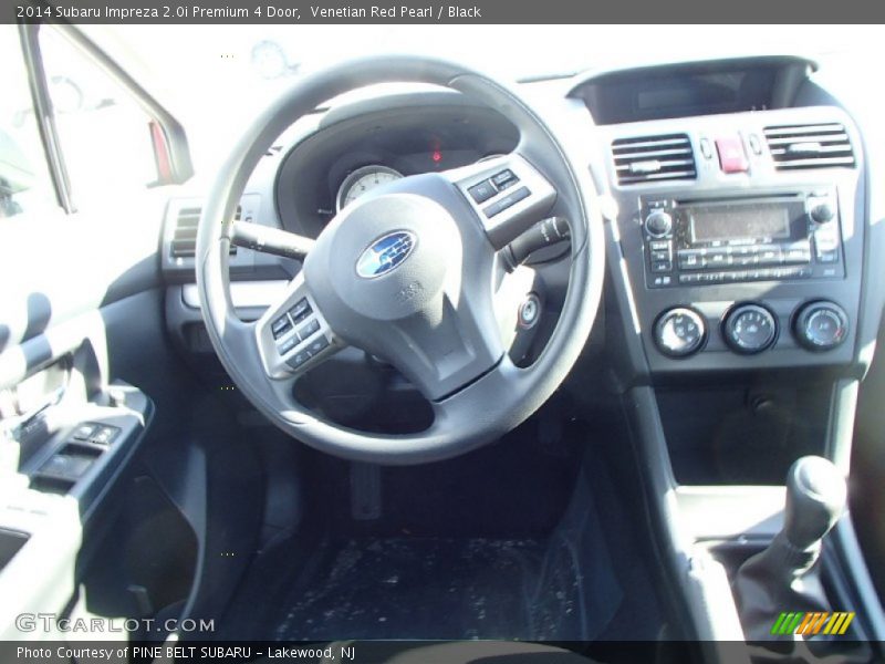 Venetian Red Pearl / Black 2014 Subaru Impreza 2.0i Premium 4 Door