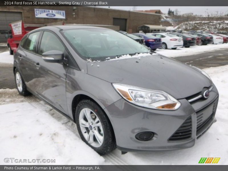 Sterling Gray / Charcoal Black 2014 Ford Focus SE Hatchback