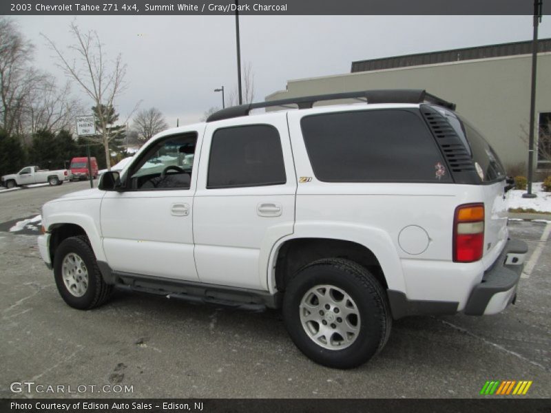 Summit White / Gray/Dark Charcoal 2003 Chevrolet Tahoe Z71 4x4