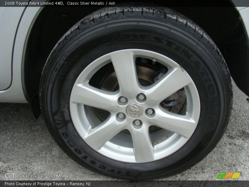 Classic Silver Metallic / Ash 2008 Toyota RAV4 Limited 4WD