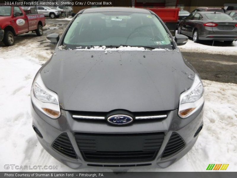 Sterling Gray / Charcoal Black 2014 Ford Focus SE Hatchback