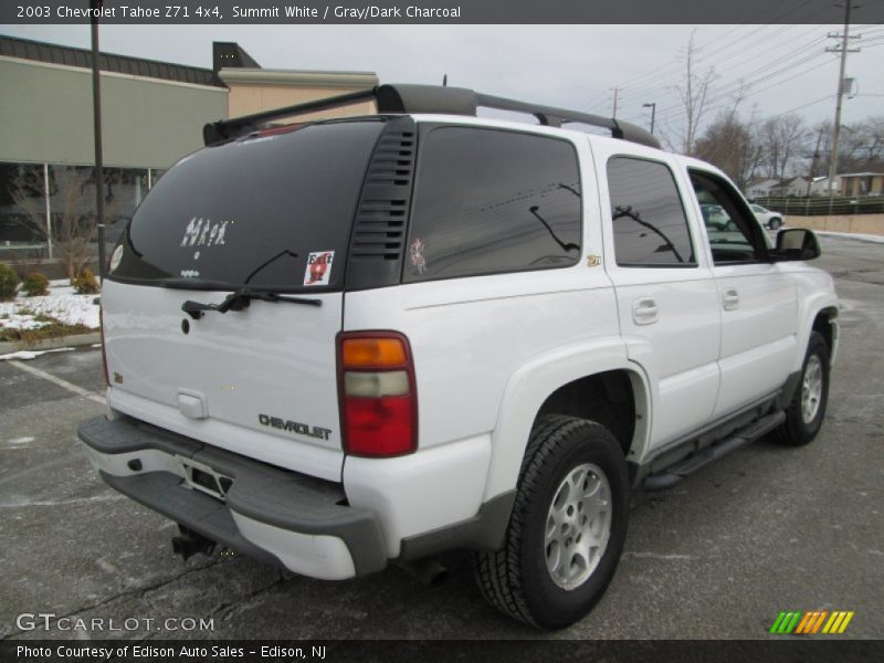 Summit White / Gray/Dark Charcoal 2003 Chevrolet Tahoe Z71 4x4