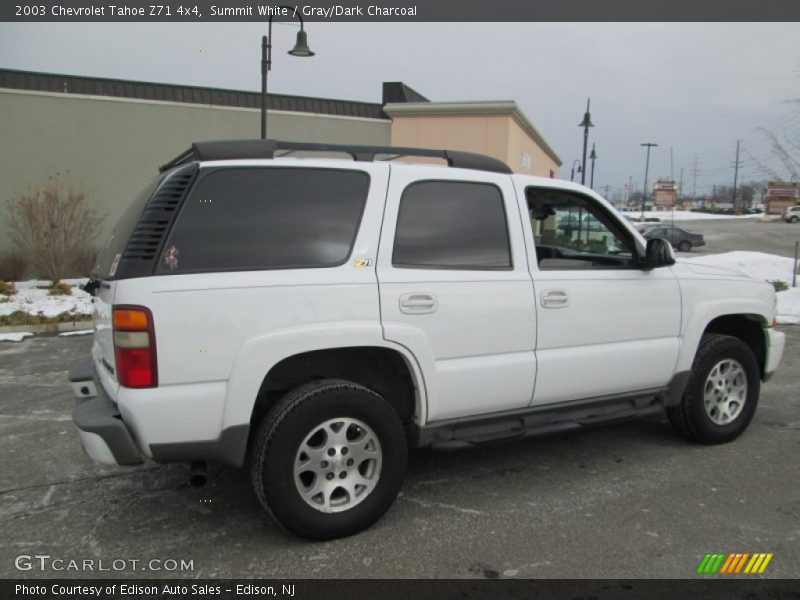 Summit White / Gray/Dark Charcoal 2003 Chevrolet Tahoe Z71 4x4