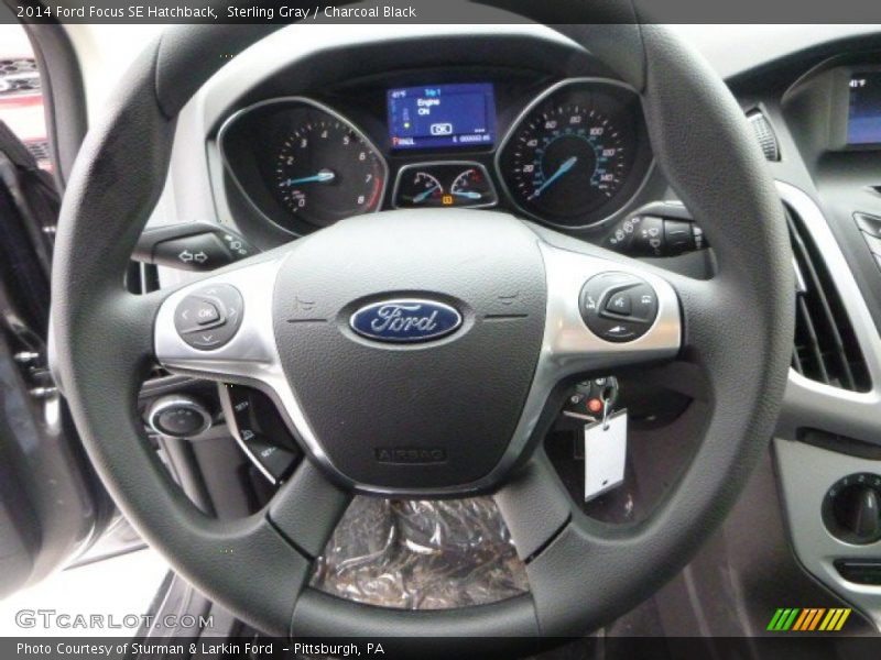 Sterling Gray / Charcoal Black 2014 Ford Focus SE Hatchback