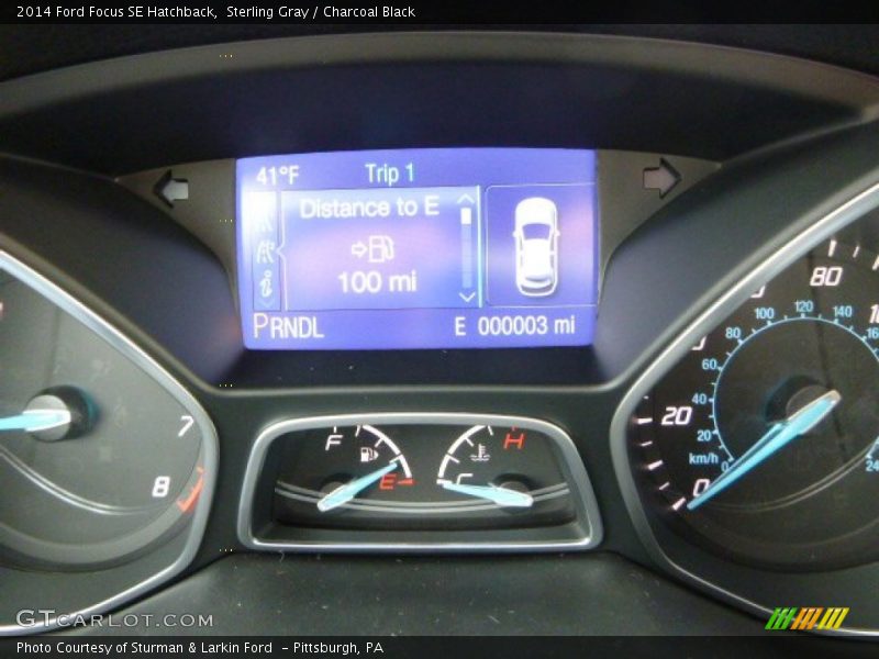 Sterling Gray / Charcoal Black 2014 Ford Focus SE Hatchback