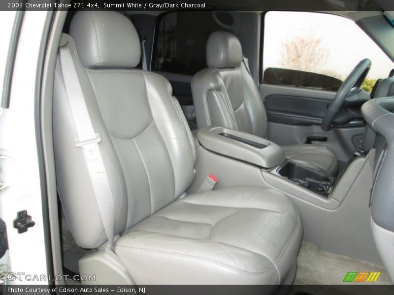 Summit White / Gray/Dark Charcoal 2003 Chevrolet Tahoe Z71 4x4