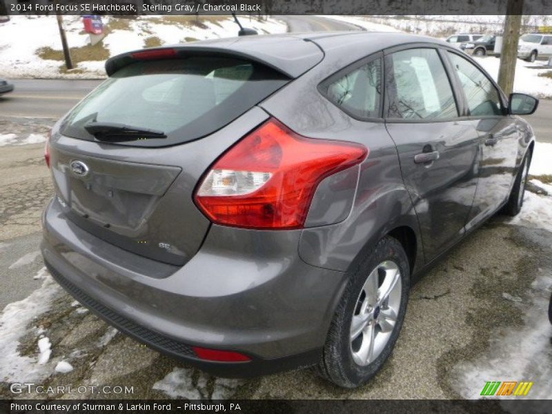 Sterling Gray / Charcoal Black 2014 Ford Focus SE Hatchback