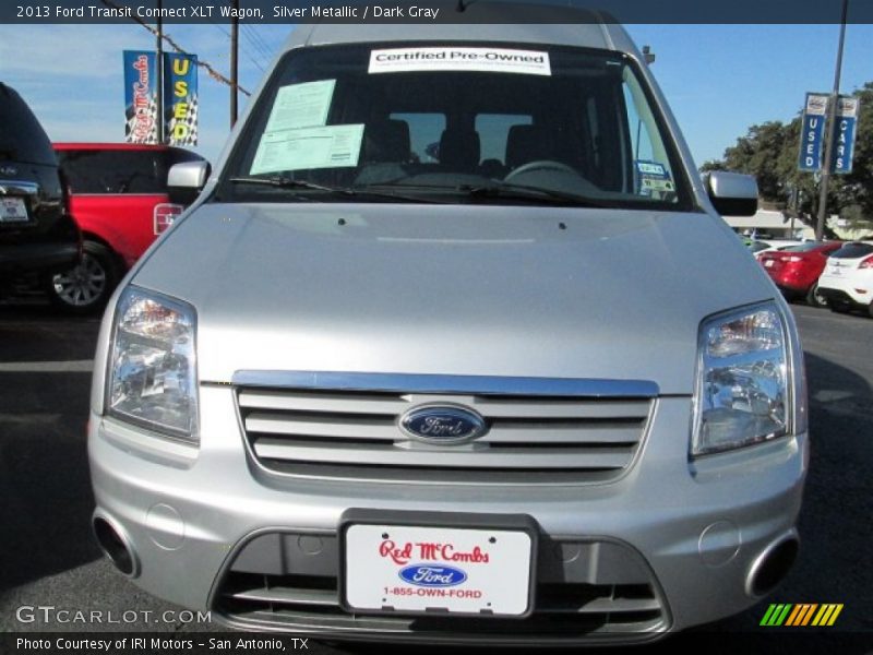 Silver Metallic / Dark Gray 2013 Ford Transit Connect XLT Wagon