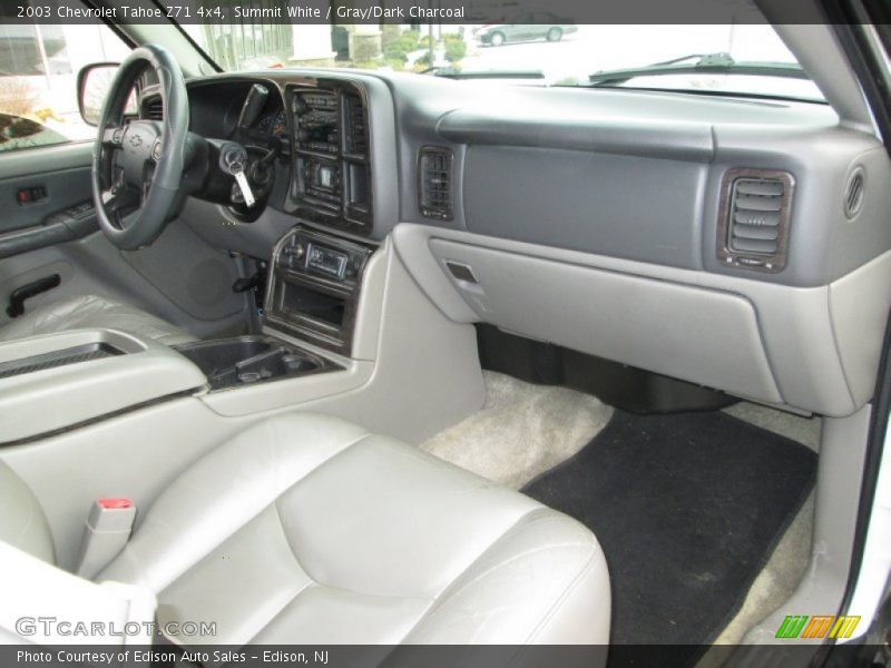 Summit White / Gray/Dark Charcoal 2003 Chevrolet Tahoe Z71 4x4