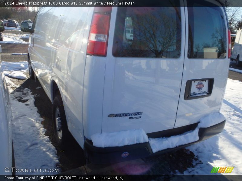 Summit White / Medium Pewter 2014 Chevrolet Express 1500 Cargo WT