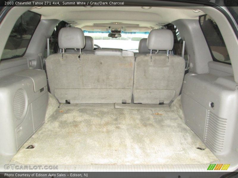 Summit White / Gray/Dark Charcoal 2003 Chevrolet Tahoe Z71 4x4