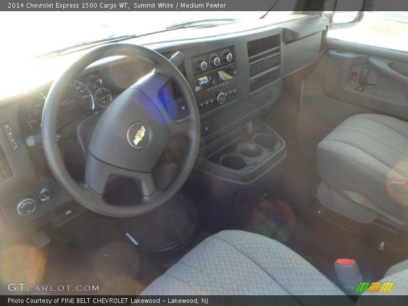 Summit White / Medium Pewter 2014 Chevrolet Express 1500 Cargo WT