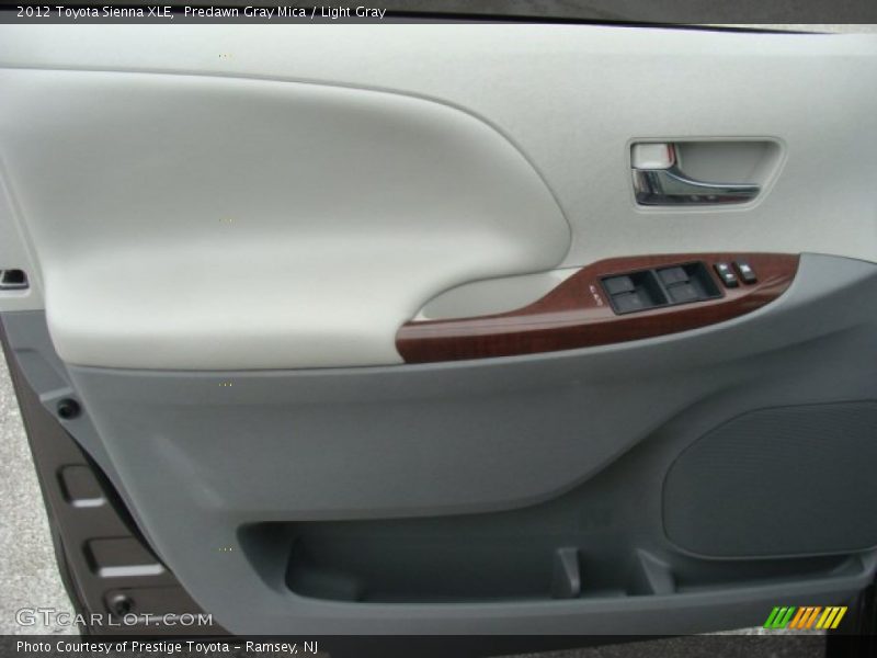 Predawn Gray Mica / Light Gray 2012 Toyota Sienna XLE
