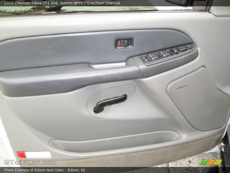 Summit White / Gray/Dark Charcoal 2003 Chevrolet Tahoe Z71 4x4