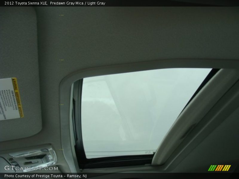 Predawn Gray Mica / Light Gray 2012 Toyota Sienna XLE