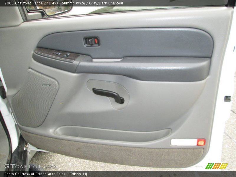 Summit White / Gray/Dark Charcoal 2003 Chevrolet Tahoe Z71 4x4