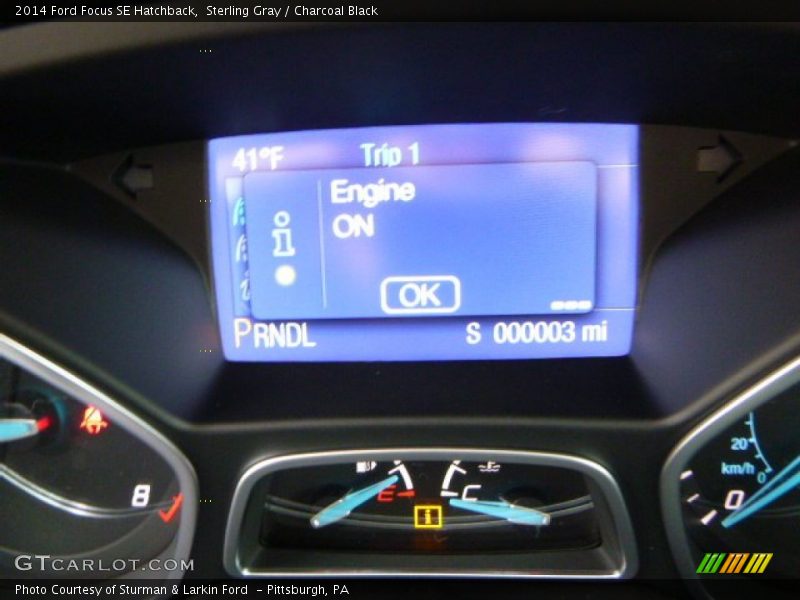 Sterling Gray / Charcoal Black 2014 Ford Focus SE Hatchback