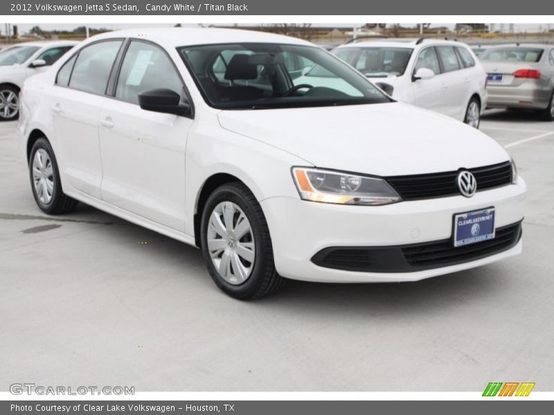 Candy White / Titan Black 2012 Volkswagen Jetta S Sedan