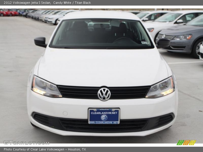 Candy White / Titan Black 2012 Volkswagen Jetta S Sedan
