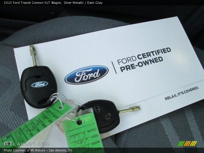 Silver Metallic / Dark Gray 2013 Ford Transit Connect XLT Wagon