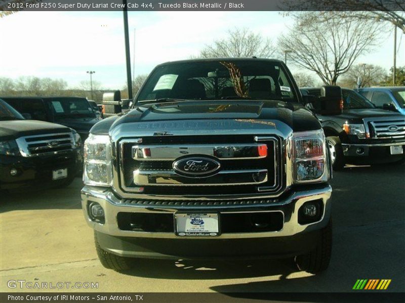 Tuxedo Black Metallic / Black 2012 Ford F250 Super Duty Lariat Crew Cab 4x4