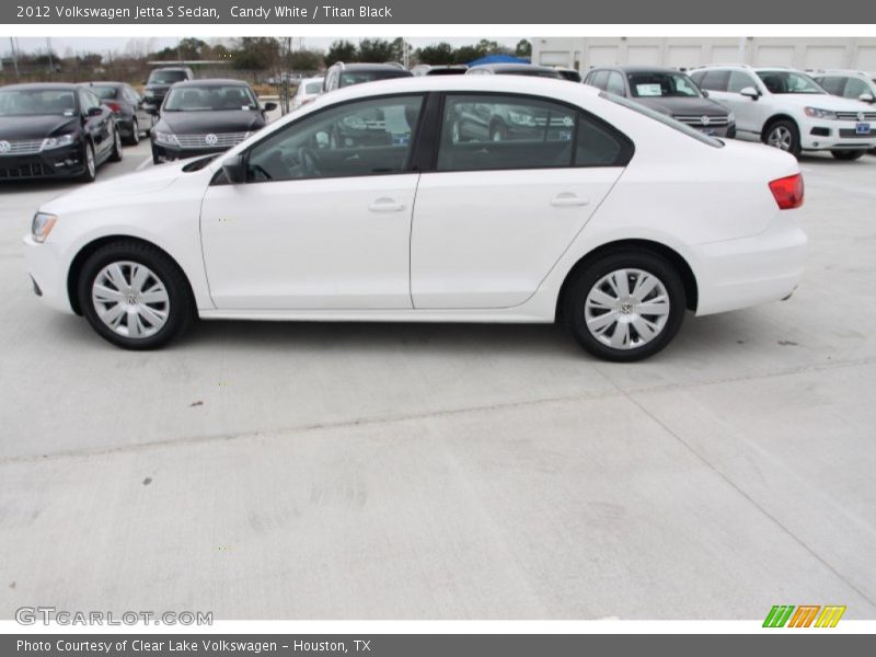 Candy White / Titan Black 2012 Volkswagen Jetta S Sedan
