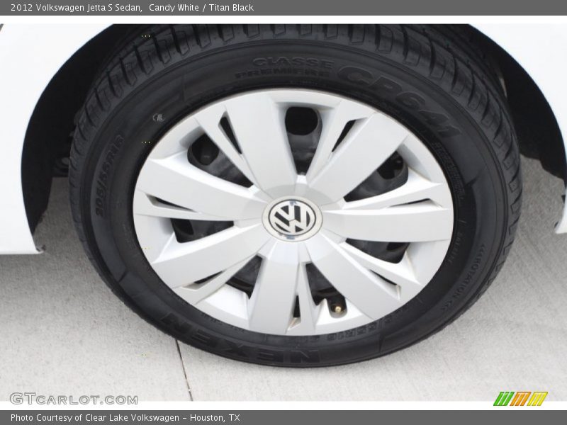 Candy White / Titan Black 2012 Volkswagen Jetta S Sedan