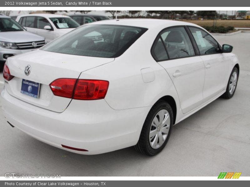 Candy White / Titan Black 2012 Volkswagen Jetta S Sedan