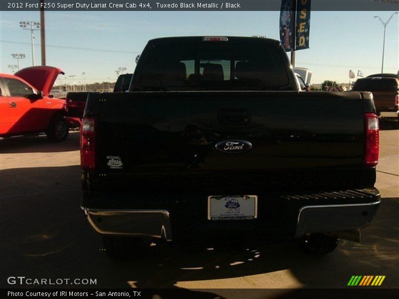 Tuxedo Black Metallic / Black 2012 Ford F250 Super Duty Lariat Crew Cab 4x4