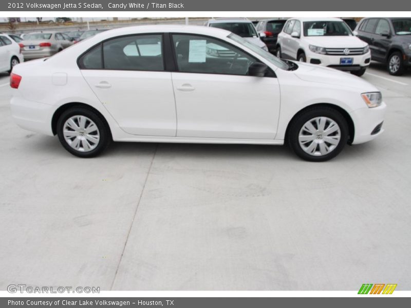 Candy White / Titan Black 2012 Volkswagen Jetta S Sedan