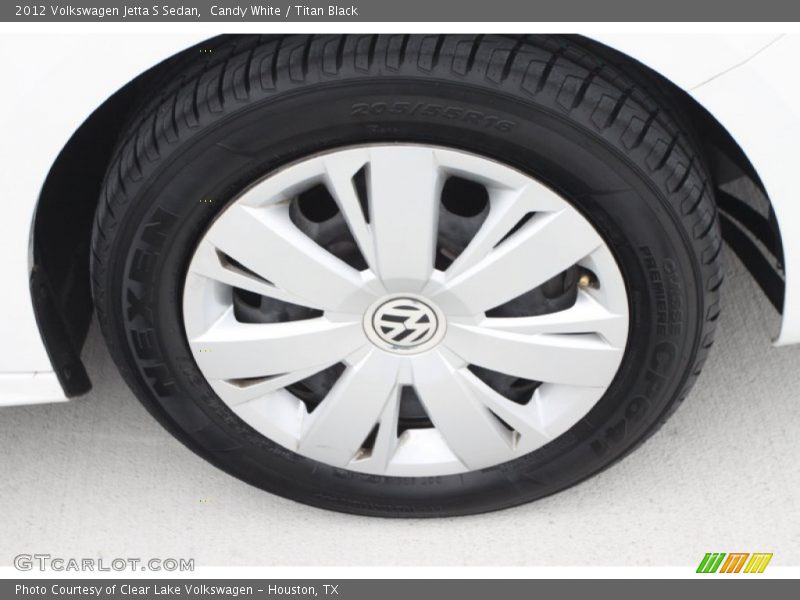 Candy White / Titan Black 2012 Volkswagen Jetta S Sedan