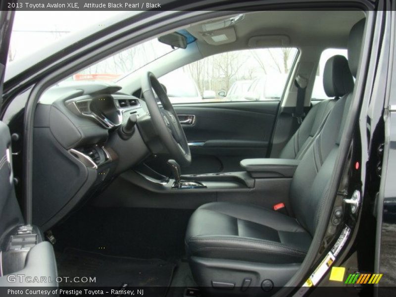 Front Seat of 2013 Avalon XLE