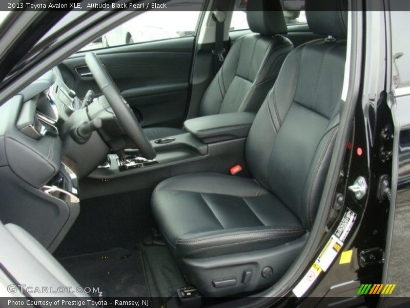 Front Seat of 2013 Avalon XLE