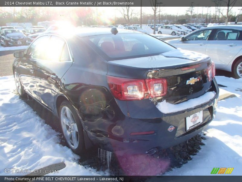 Black Granite Metallic / Jet Black/Brownstone 2014 Chevrolet Malibu LTZ