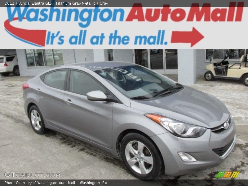 Titanium Gray Metallic / Gray 2012 Hyundai Elantra GLS