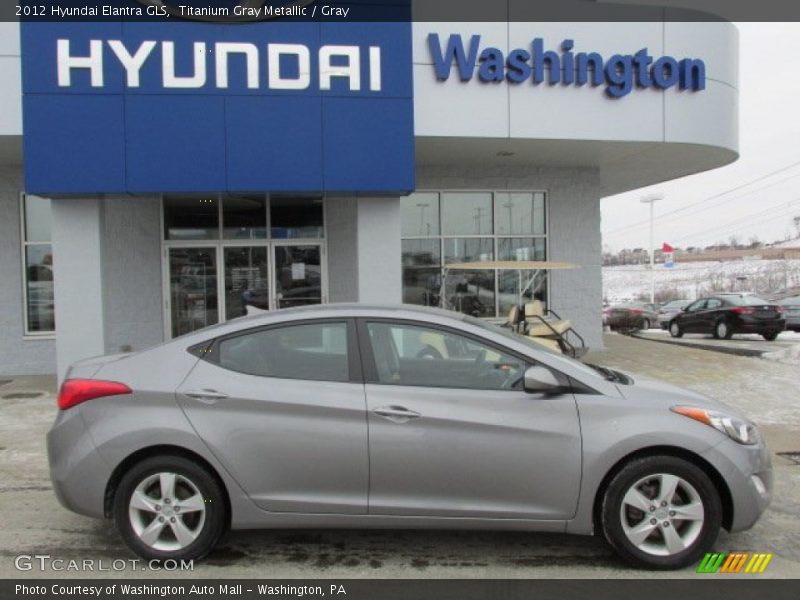 Titanium Gray Metallic / Gray 2012 Hyundai Elantra GLS