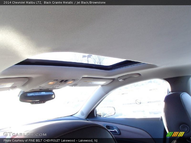Black Granite Metallic / Jet Black/Brownstone 2014 Chevrolet Malibu LTZ