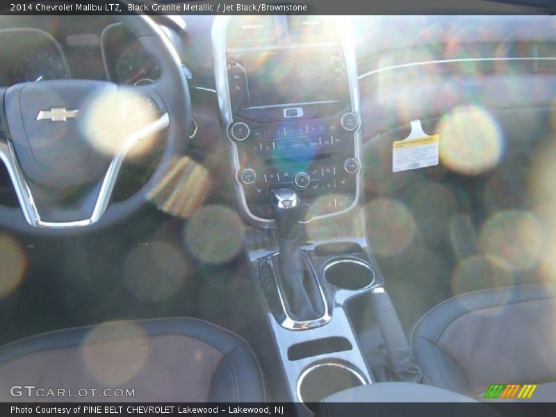 Black Granite Metallic / Jet Black/Brownstone 2014 Chevrolet Malibu LTZ